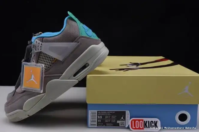 Official Maikesneakers DJ5718-242 Anniversary Union Haze 30th Taupe Jordan 4 Air Retro SP 0527